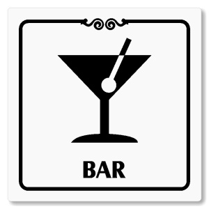 Bar, 148x148mm, bílá, Texas